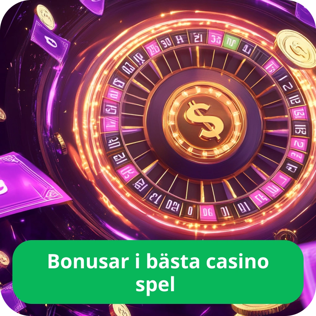 Bonusar i bästa casino spel