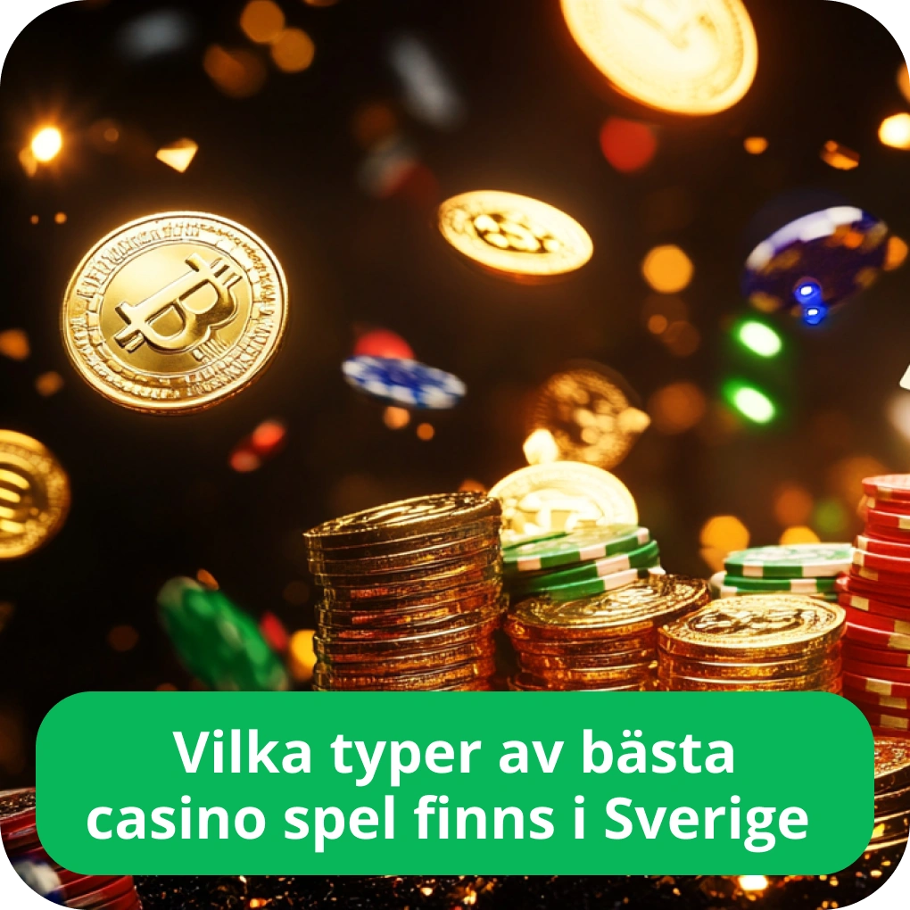 Vilka typer av bästa casino spel finns i Sverige